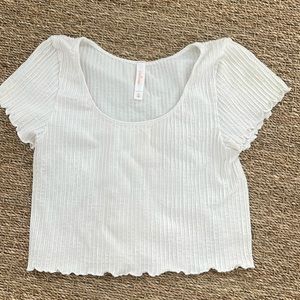 Colsie fitted crop top